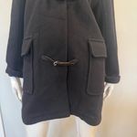 Claudie Pierlot Women's Black Hooded Peacoat Size M Photo 1