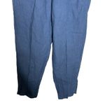 CP Shades  blue 100% Irish linen elastic waistband relaxed pants sz M Photo 2
