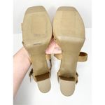 Anne Klein Sandals Womens Size 10 Tan Crossover Block Heel Open Toe Heels Photo 8