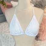 White Crochet Lace Halter Bikini Top Size undefined Photo 0