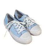 Converse  Baby Blue Lace Up Casual Chucks Women Sz 6 Photo 0