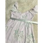 Show Me Your Mumu  Women Delilah Floral Purple Low Back Sleeveless Ruffle Dress S Photo 10