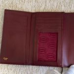 Cartier Bordeaux Burgundy Leather Wallet with 24K Gold Details Photo 3