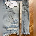 EXPRESS NWT  Shortie Relaxed Low Rise Ripped Jean Shorts Size 10 Photo 9