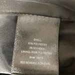 Vera Wang  Women's Black One Button Notch Collar Long Sleeve Blazer Coat Jacket L Photo 4