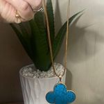 Rebecca Malone  NWT brown strap turquoise stone Photo 0