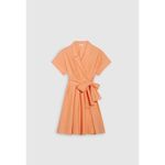 Claudie Pierlot Paris Short Sleeve Coral Tie Photo 3