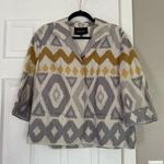 Lafayette 148 Summer Lightweight Blazer Jacket 100% Linen Gray Size M Photo 0