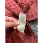 Free People Teddy Sweater Tunic Red Fuzzy Oversized Womens Size Medium Photo 4