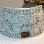 C C Comfy Cable Knit Gray Earmuff Headband Photo 0