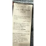 Chico's NWT Blue Floral Tonal Jacquard Metallic Indigo Long Jacket Blazer SM / 4 Photo 6