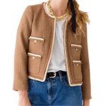 J.Crew NWT  Frances Lady Jacket in Martime Tweed size 16 Photo 1