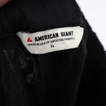 American Giant Women's Linen Short Size XL Made In USA Black Photo 2