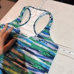 Lululemon ‎ Cool Racerback Seven Wonders Multi Color Sea Colors Size 4 ocean Photo 3
