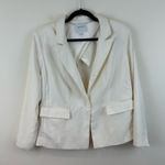 Modcloth Aisle Be There Cream Blazer Size S Wedding Collection White 1X Photo 0