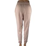 Jaanuu Women's Pink Drawstring High Waisted Jogger Medical Scrub Pants Size XS Photo 2