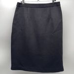 Nanette Lepore Nanette Lapore Women's Black Quilted Textured Pencil Skirt w/Back Slit-Size 6 Photo 0