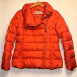 Marc New York  Down Puffer Jacket Red Quilted Zip Front Size M Photo 0