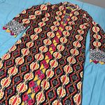 NWT Pakistani designer rang ja. Size small. Stunning long open gown style. Black Photo 4