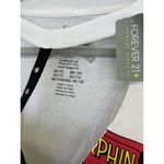 Power Rangers Women's Blouse Cut Out Front Short Sleeve Size 1X White Graphic T Photo 8