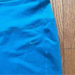  NikeFit Crop Blue Teal Athletic Workout Cropped Leggings Medium Photo 3