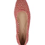 On 34th Women's Naomie Ballet Flats, Created For Macy's In Pink Multi Raffia Size 9.5 Photo 1