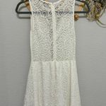 For Love & Lemons White Lace Sleeveless Mini Dress XS Photo 5
