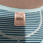 The North Face  Turquoise Teal Striped Vapor Wick Top EUC Size S Photo 5