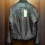Coach Multicolor Reversible Ranch Floral Varsity Jacket Size XS NEW Photo 7