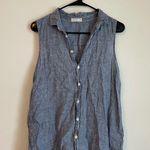 CP Shades  $234 Mara Linen Shirt Dress S Summer Lightweight Made In USA Coastal Photo 2