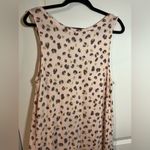 Nottibianche Sleep Gown Dress in Pale Pink Light Brown Cheetah Print Size Medium Photo 2