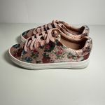 La Sheelah The Devin Rhinestone Low Top Lace Up Sneakers Size 10 Y2K Glam Flower Pink Photo 3