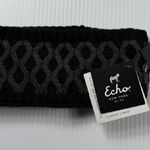 Echo New York Fleece Lined Headband Knit Ear Warmer Winter Accessory Black Photo 0