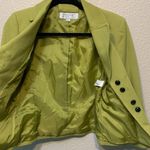 Tahari  Arthur S. Levine green blazer sz 2 career office corporate street wear Photo 9