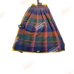 New Mix New Mints Women's Multi- Color Skirt, Vintage Small Boho Rainbow Plaid Skirt Photo 3