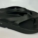 Oofos ooriginal black thong sandals flip flops recovery unisex mens 9 womens 11 Photo 1