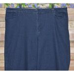 Eloquii  Women's Dark Wash Denim Wide Leg Blue Jeans Size 22L High Rise Casual Photo 1