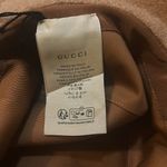 Gucci Felted Wool Bucket Hat with Patch Unisex Style Size XL Photo 5