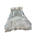 Sue Wong NWT  9020’s flapper style strapless mini feather needed dress sz 4 Photo 6