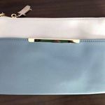 Charming Charlie Blue Colorblock Purse/Clutch Photo 0