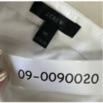 J.Crew Shirt Womens 00‎ White Wrap Tie Waist Long Sleeve V Photo 4