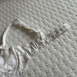 Victoria's Secret Victoria’s Secret Vtg Y2K White Lace Bra Sz 32B Underwire Unlined Photo 12