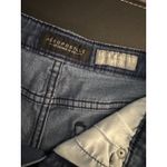 Aeropostale 🩵🩵 Women's High-Waisted Midi Dark Wash Denim Shorts, Size 0🩵🩵 Photo 1