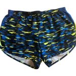 Nike  Dri-Fit Blue / Green Athletic Short Size Large Photo 0