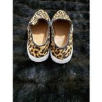 Franco Sarto  L-Mony Leopard Print Calf Hair Leather Sneaker 8.5 Photo 2