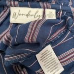 Wonderly Super-soft, striped peasant top Photo 3