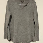 Metric Vintage notch neck wool sweater grey size small Gray Photo 0