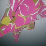 Peter Nygard  XL Floral Pullover Kimono Tunic Top Pink Black Photo 6