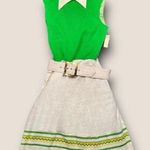 ♡ Joseph Magnin 60s Rare Vintage Preppy Dress ♡ Green Size M Photo 0