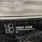 No Boundaries  High Rise Distressed Black Jeans Size 15‎ Photo 5